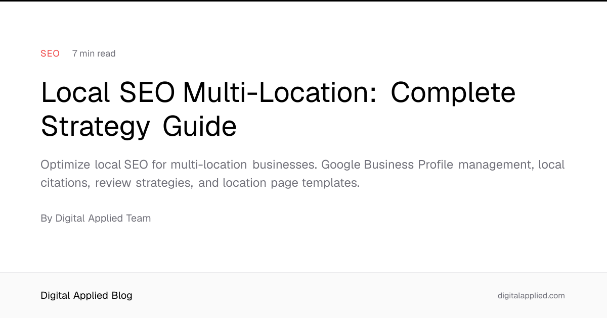 Why Cross-Platform Consistency is the Key to Regional SEO