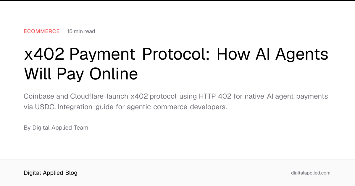 x402 Payment Protocol: How AI Agents Will Pay Online